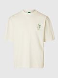 Selected LOOSE FIT  T-SHIRT, Snow White, highres - 16097674_SnowWhite_001.jpg
