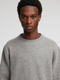 Selected MERINO WOOL PULLOVER, Medium Grey Melange, highres - 16094958_MediumGreyMelange_006.jpg