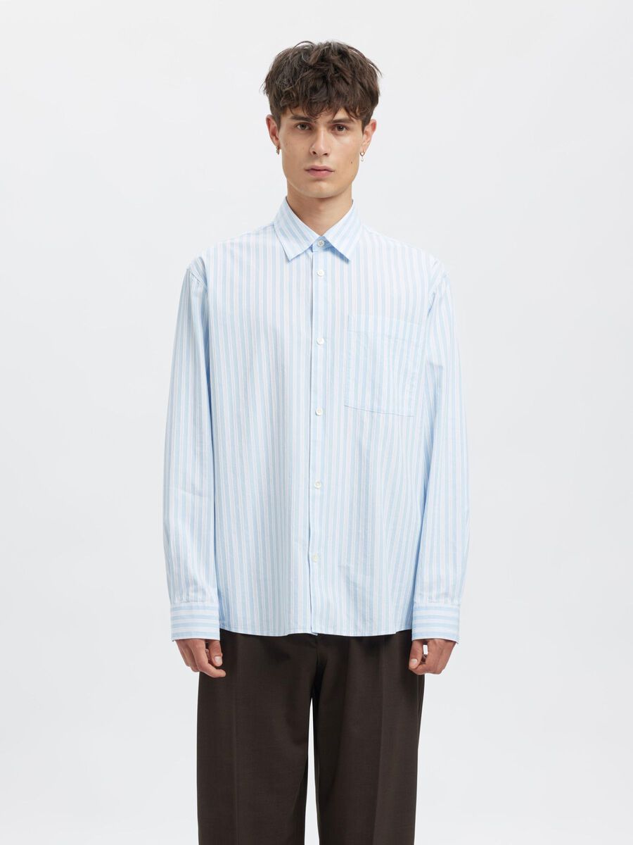 Carousel image - RELAXED FIT  SHIRT, Cashmere Blue | 2