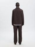 Product image thumbnail - BOXY FIT OVERSHIRT, Chocolate Torte | 4