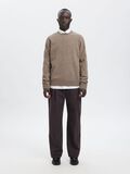 Product image thumbnail - MERINO WOOL PULLOVER, Dark Earth | 1