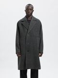 Product image thumbnail - WOOL BLEND COAT, Grey Melange | 2