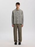 Product image thumbnail - COTTON FLANNEL SHIRT, Chiseled Stone | 1