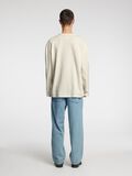 Selected LONG SLEEVED COTTON T-SHIRT, Coconut Milk, highres - 16096840_CoconutMilk_004.jpg