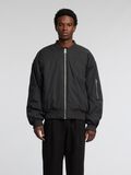 Selected SHORT BOMBER JACKET, Jet Black, highres - 16094516_JetBlack_003.jpg
