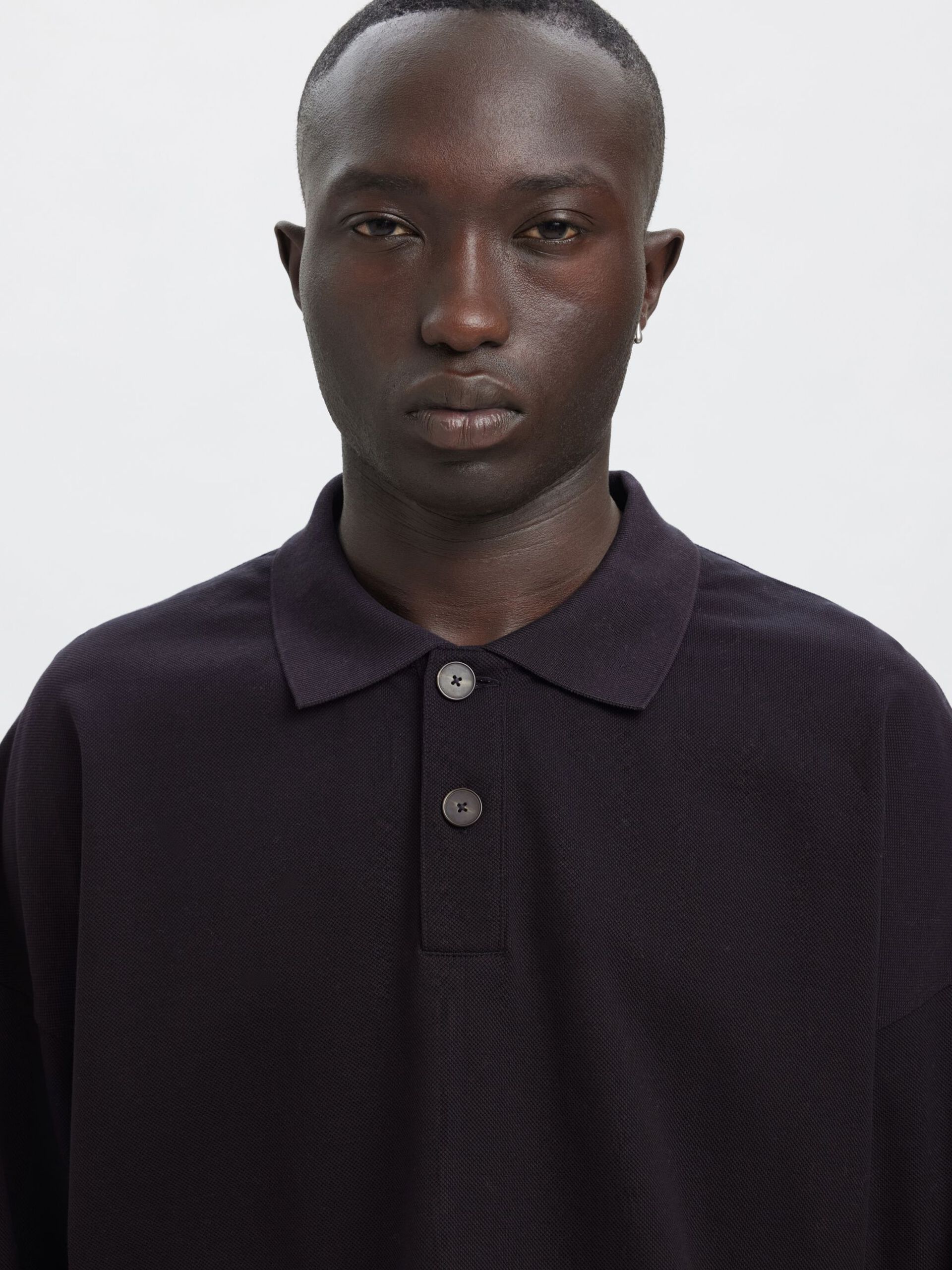 Carousel image - RELAXED FIT POLO SHIRT, Dark Navy | 3