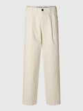 Selected LOOSE FIT TROUSERS, Coconut Milk, highres - 16097054_CoconutMilk_001.jpg